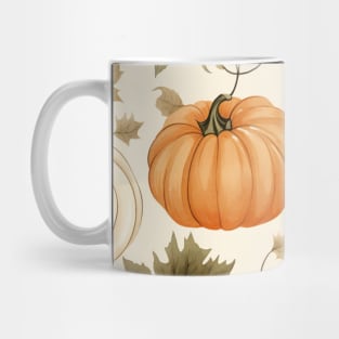 Pumpkin Warm Pattern Autumn Fall Mug